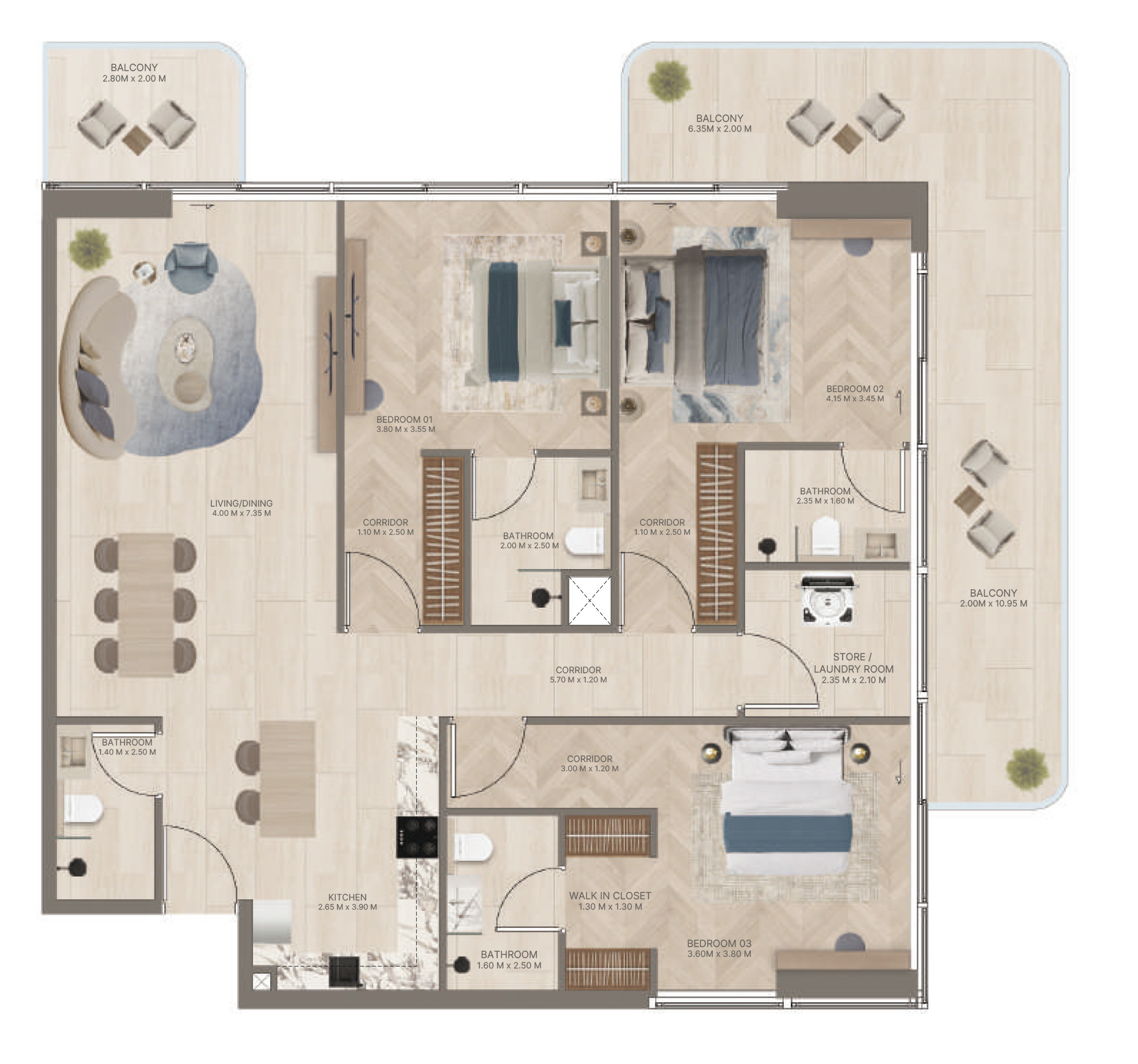 2 Bedroom